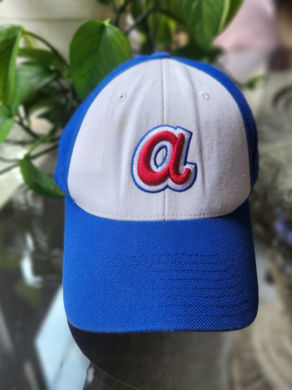 Vtg American Needle Cooperstown Collection Atlanta Braves fitted baseball cap